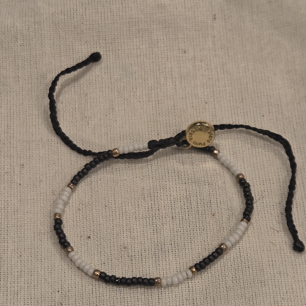 Pura Vida "Zebra" Seedbead Bracelet